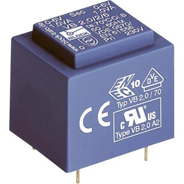 Transformator na PCB Block VB 0 35/2/9