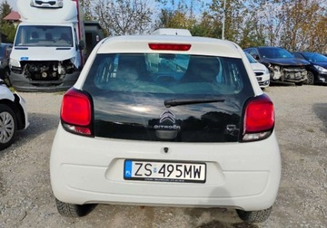 Citroen C1 II Hatchback 5d 1.0 VTi 72KM 2020 Citroen C1 I rej 2021r, 1.0 Benzyna. Uszkodzony. Poobijany. Jezdzi. VAT 23, zdjęcie 16