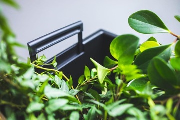 НАБОР 3X ЦВЕТОЧНЫЙ ГОРШОК АНТРАЦИТОВЫЙ ВСТАВКА ДЛЯ ПОДСТАВКИ ДЛЯ ЦВЕТОВ