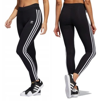 2702 DAMSKIE LEGGINSY ADIDAS ORIGINALS CZARNE XS