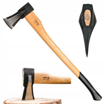 YATO SIEKIERA Z KLINEM 2KG STAL WĘGLOWA TRZONEK Z HIKORY 82cm YT-8012