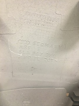 КРЫШКА СТОЙКИ AUDI A3 8L 8L4867239 8L4867240