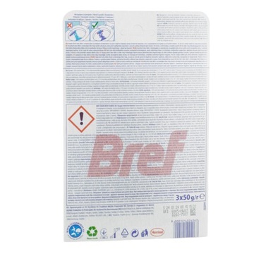 BREF COLOR AKTIV ВОДЯНЫЕ КРАСИЛЬНЫЕ ШАРИКИ СВЕЖИЕ ЦВЕТЫ КУЛОН ДЛЯ УНИТАЗА 3X50G