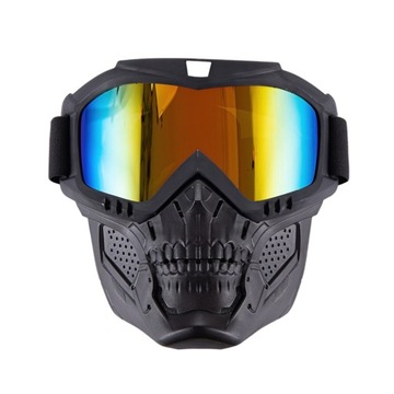 Gogle motocyklowe Osłona twarzy Moto Osłona twarzy Wiatroszczelne gogle motocrossowe