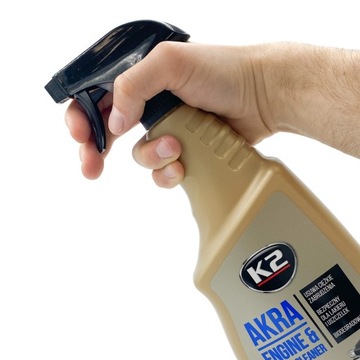 Жидкость для очистки двигателя K2 Akra, 770мл, спрей для подготовки, STRONG
