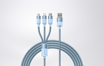 КАБЕЛЬ BASEUS ДЛЯ IPHONE USB TYPE C MICRO LIGHTNING БЫСТРАЯ ЗАРЯДКА 3,5 А 1,2 М