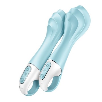 Satisfyer Air Pump Vibrator 5+ wibrator z pompką Light Blue P1