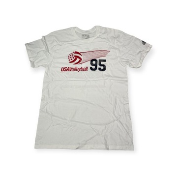 Koszulka męska biała ADIDAS VOLLEYBALL USA M 95