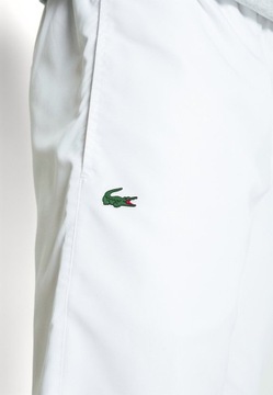 Spodnie dresowe ortalionowe z logo Lacoste M