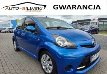 Toyota Aygo I Hatchback 5d Facelifting 1.0 VVT-i 68KM 2012 Toyota Aygo 1.0benz 68KM Automat LEDY Klima Parktronic El.Szyby Faktura Gw