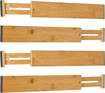 BAMBUSOW ORGANIZER 4x REGULOWANY SEPARATOR 43-56cm