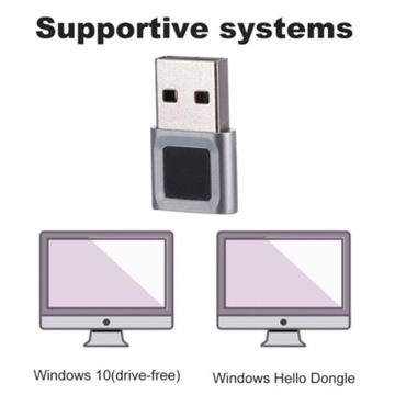 Мини-USB-считыватель отпечатков пальцев, биометрический знак