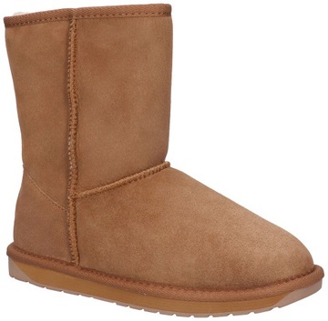 Зимние ботинки EMU Australia Stinger Lo Charcoal W10002 Chestnut, коричневые, размер 39
