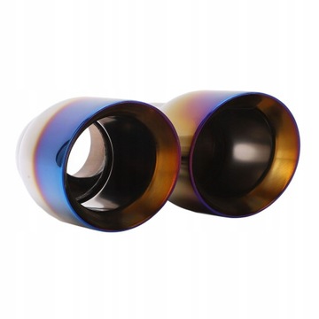 Двойная выхлопная труба 2,4 дюйма, впуск 4 дюйма