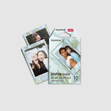 Картриджи Fujifilm instax MINI Blue Marble 10 фото Пленка 11 12 мраморного цвета