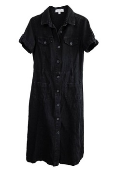 Dorothy Perkins sukienka jeans szmizjerka sprany jeans 38 M 10