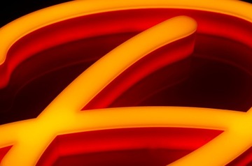 Litera 3D neon LEDDRUK z filamentu specjalnego 25