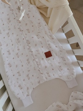 МУСЛИНОВЫЙ СПАЛЬНЫЙ МЕШОК SUMMER GOOSE НА НОЖКАХ, 1 МЯГКИЙ