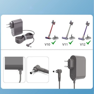 БЛОК ПИТАНИЯ ДЛЯ ЗАРЯДНОГО ПЫЛЕСОСА ДЛЯ DYSON V10 V11 V12 V15 30,45 В