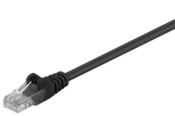 Kabel sieciowy CAT5e U/UTP, czarny 50 m