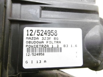 MAZDA 323F BG POUZDRO FILTRU VZDUCHU 1,6