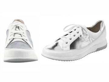 MODNE SKÓRZANE SNEAKERSY TRAMPKI WERNER ROZMIAR 42