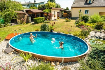 Basen kanadyjski Miami 5,5x3,7x1,2 m Zestaw Small