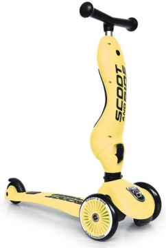 КОМПЛЕКТ Scoot And Ride Lemon и самокат 2 в 1 + ШЛЕМ со светодиодной подсветкой XXS - S 1+