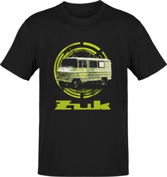 ŻUK FSO Koszulka Męska T-Shirt SAMOCHODY PRL M