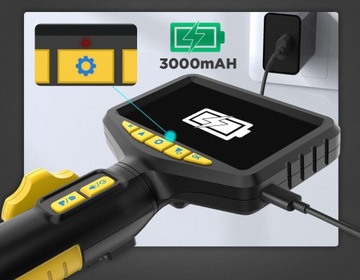 ЭНДОСКОПНАЯ КАМЕРА ДЛЯ ПРОВЕРКИ 210° ПОВОРОТНАЯ IP67 1080 с экраном AUTOOL SVB 305