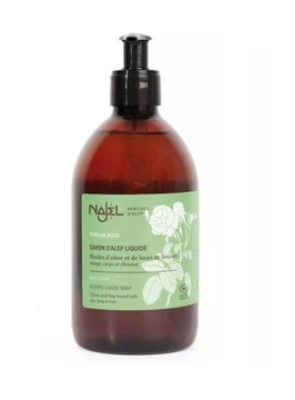 Mydło BIO Aleppo Rose w płynie z pompką 500ml Najel
