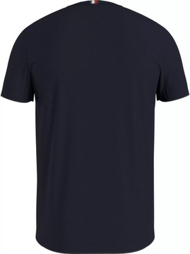 TOMMY HILFIGER KOSZULKA MĘSKA T-SHIRT HILFIGER ARCHED TEE GRANATOWA r.M