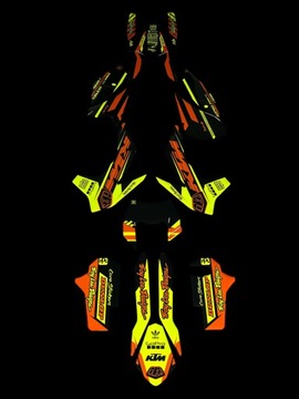 KTM EXC EXC-F 14-16 шпон FLUO CORE,CUBAMOTO