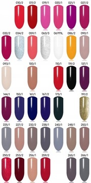 15x LA'KIER Lakier hybrydowy baza top + KUFEREK