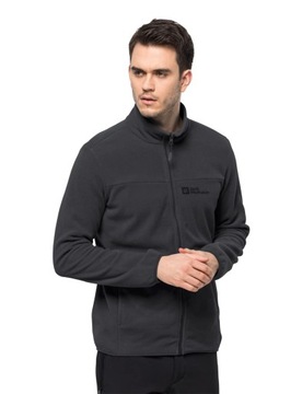 Jack Wolfskin Męski sweter toporowy, czarny, M