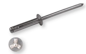 Rozvětvené nýty s hříbkovou hlavou 4,8 x 15 mm Berner