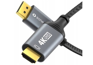 KABEL SONERO 4K DISPLAYPORT 1.2 NA HDMI 3.0