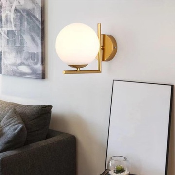 Nowoczesna Szklana Kula Żyrandol Klosz 8 CM