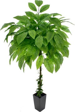 ИСКУССТВЕННОЕ ДЕРЕВО ЛИСТЬЯМИ МАНГО ЦВЕТОЧНЫЙ ГОРШОК УКРАШЕНИЕ ДЛЯ ГОСТИНОЙ ИСКУССТВЕННЫЕ ЦВЕТЫ ОТЕЛЯ