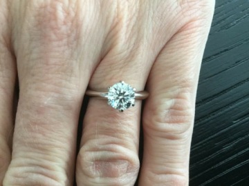 ПЛАТИНОВЫЙ СЕРТИФИКАТ TIFFANY BRILLIANT 0,8 карата, ОРИГИНАЛ