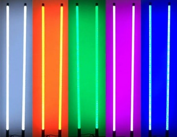 Неоновая светодиодная люминесцентная лампа 120см 230В со вилкой MIX
