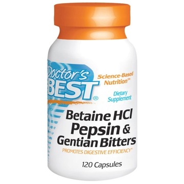 DOCTOR'S BEST Betaine HCl 120caps BETAINA