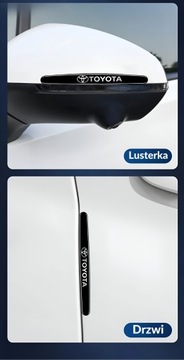 ПРОЧНАЯ ЗАЩИТНАЯ ФОЛЬГА ДЛЯ ДВЕРНЫХ РУЧОК Наклейки на автомобиль TOYOTA