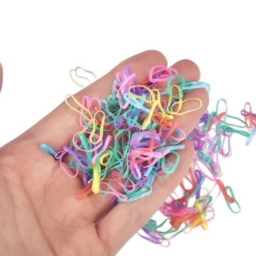 МАЛЕНЬКИЕ РЕЗИНКИ ДЛЯ ИЗГОТОВЛЕНИЯ МОСТИКОВ, СИЛИКОН, 1000 шт.