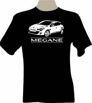 KOSZULKA T-shirt z nadrukiem Renault Megane 3 5d