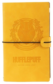 Harry Potter Skórzany notatnik podróżny Hufflepuff