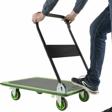 ПРОЧНАЯ СКЛАДНАЯ КОЛЯСКА макс. нагрузка 300 кг