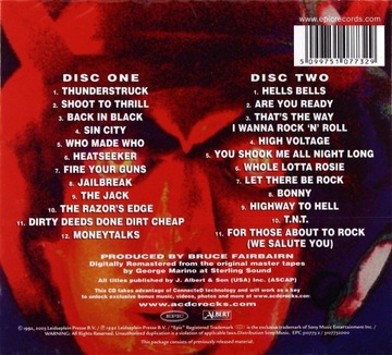 AC/DC: Live - Kolekcjonerska Edycja 2CD (Hard 'n' Heavy)