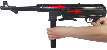 MP-40 SCHMEISSER BB НА БАЗЕ ВИНТОВКИ SZMAJSER + ЗЕЛЕНЫЙ
