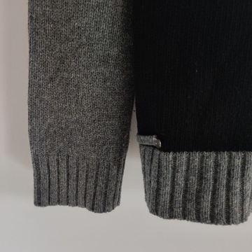 38/40 OUI MOMENTS sweter kardigan wełna kaszmir blend cashmere vintage
